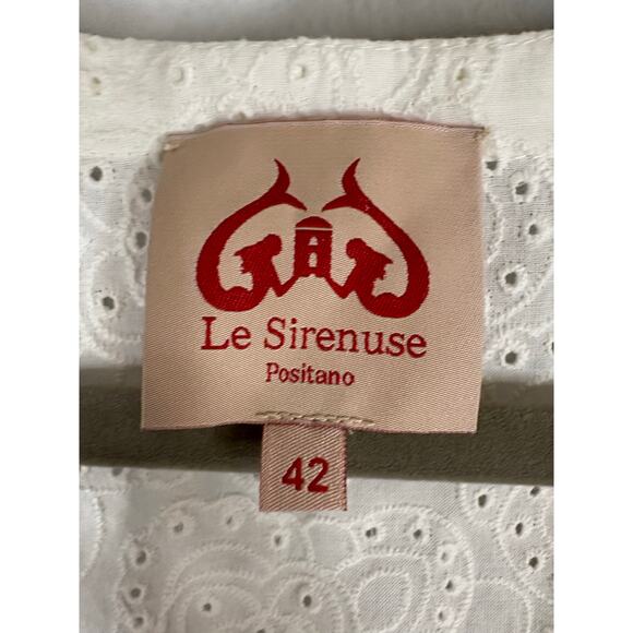 Le Sirenuse Taxi Bella Maxi Dress Embroidered Tiered Garden Summer Boho Party S - Picture 7 of 9